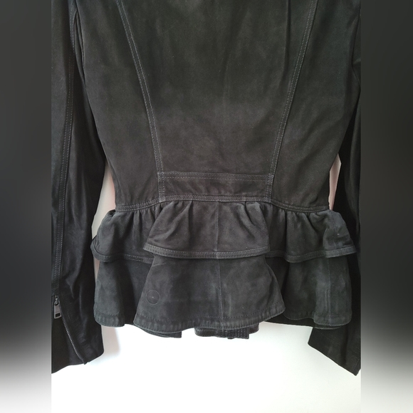 Authentic black suede Burberry jacket. Size US4. - Picture 4 of 8